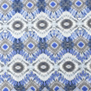 Tejido Fiesta Étnico Azul