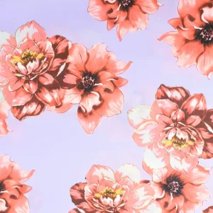 Tejido Fiesta Lila Flor