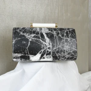 Clutch Mármol Negro