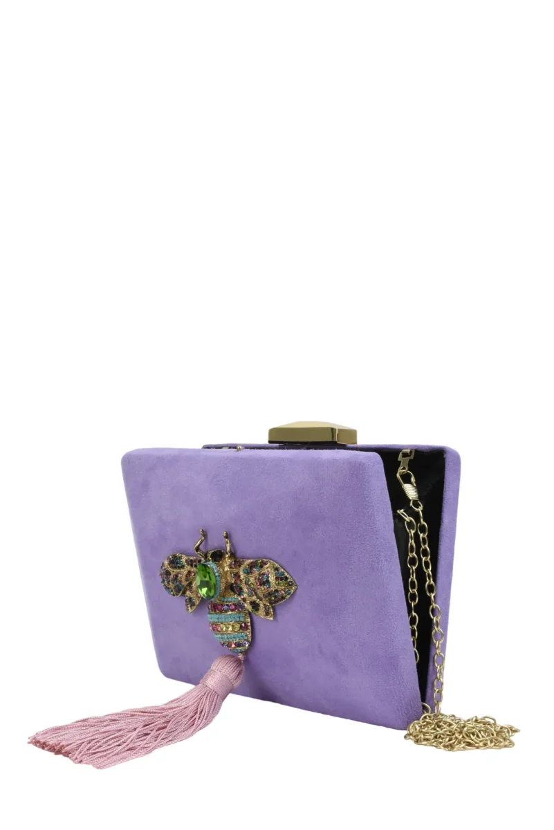 Clutch Joya Bali Malva - Imagen 3