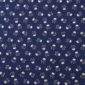 Tejido Popelín Calaveras