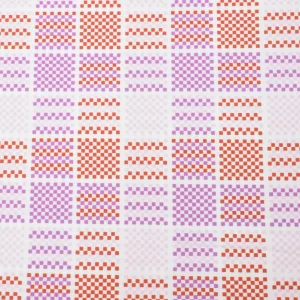 Tejido Popelín Cuadros Colorist Rojo