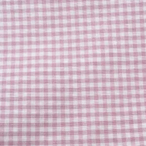 Tejido Loneta Cuadros Vichy Mini Rosa