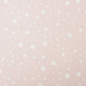 Tejido Piqué Rosa Estrellas