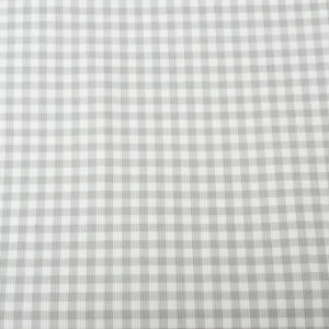Tejido Piqué Vichy Mini Gris