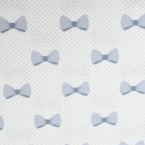 Tejido Piqué Lazos Azules