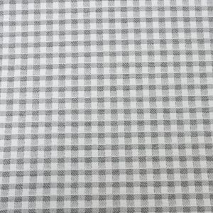 Tejido Jacquard Cuadros Vichy Mini Gris