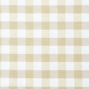 Tejido Loneta Cuadros Vichy Medium Beige