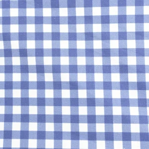 Tejido Panamá Cuadros Vichy Pequeño Azul