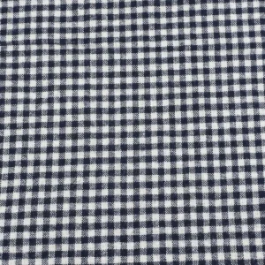 Tejido Paño Cuadro Vichy Mini Negros