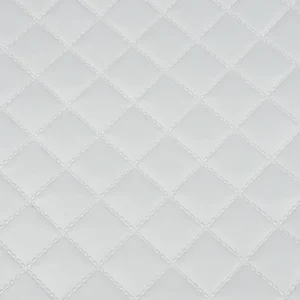 Tejido Polipiel Acolchado Gris