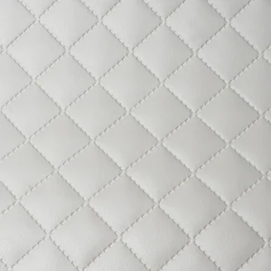 Tejido Polipiel Acolchado Blanco Roto