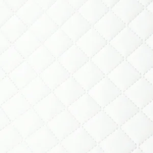 Tejido Polipiel Acolchado Blanco
