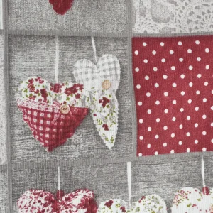 Tejido Loneta Corazón