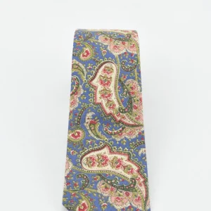 Corbata Cachemir Azul