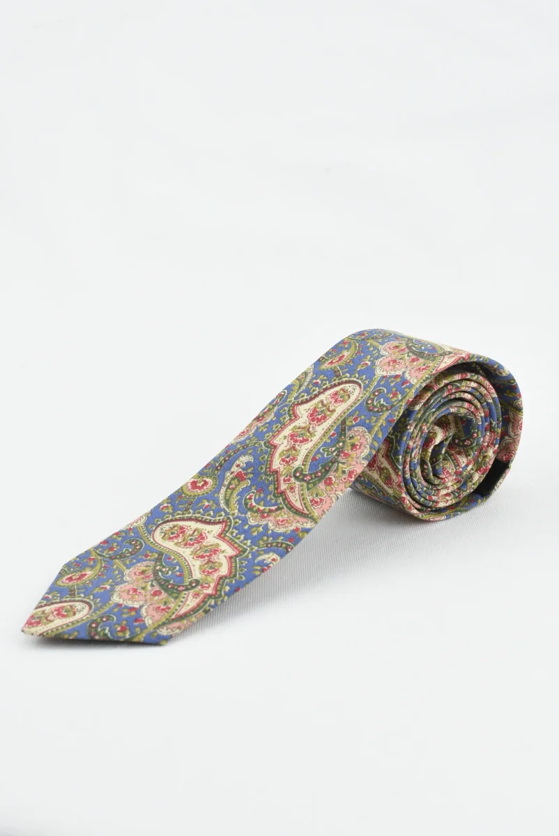 Corbata Cachemir Azul - Imagen 4
