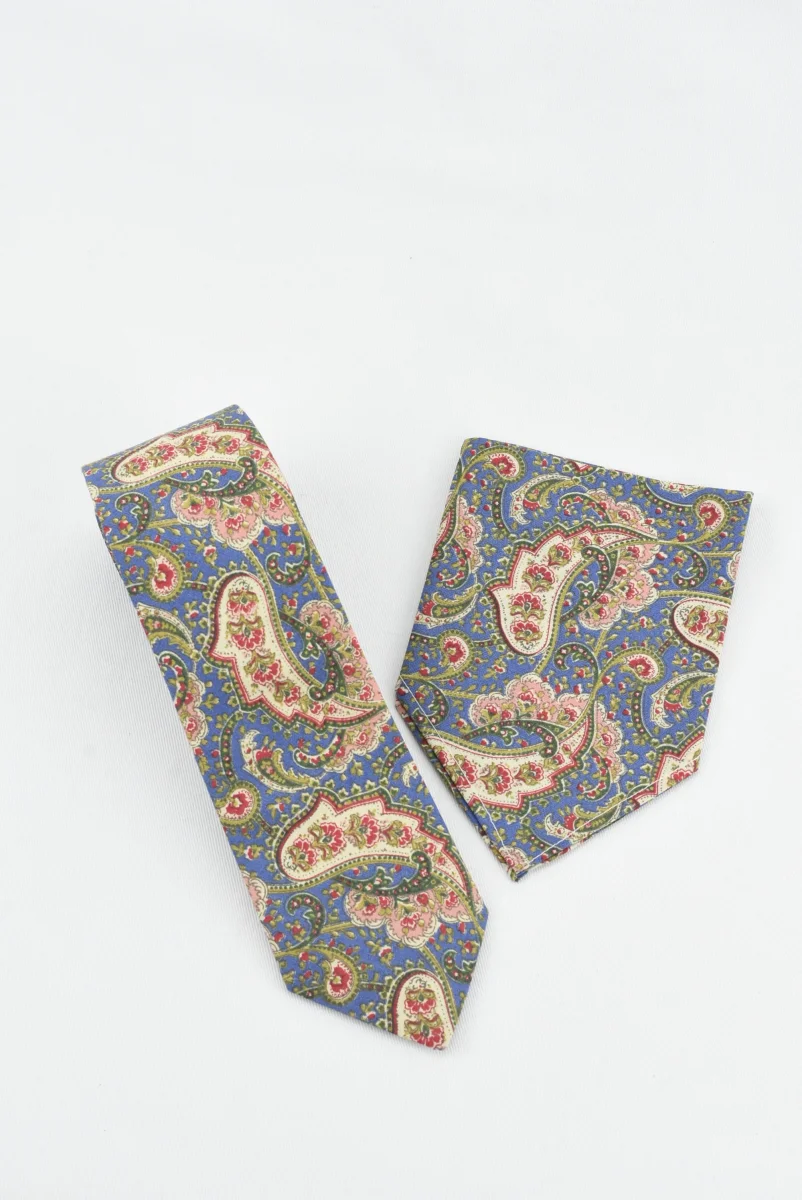 Corbata Cachemir Azul - Imagen 5