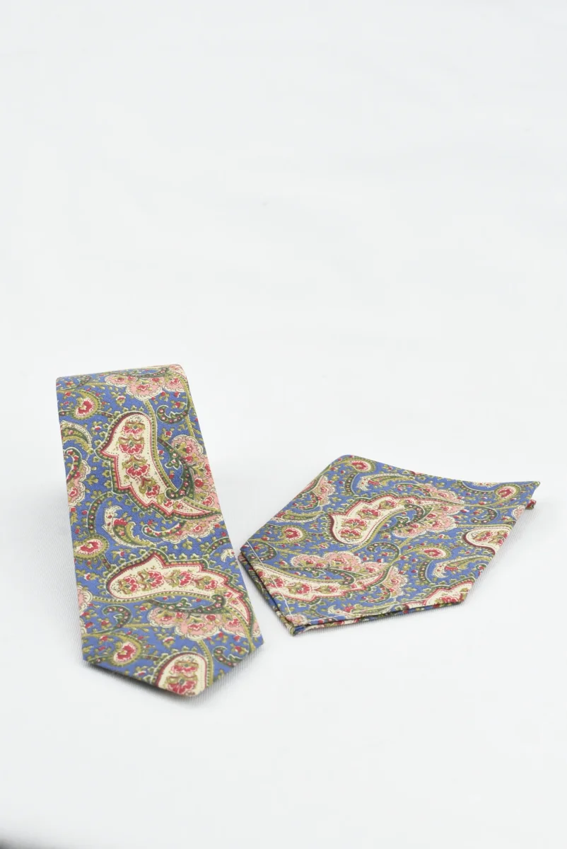 Corbata Cachemir Azul - Imagen 6