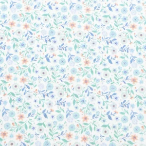 Tejido Popelín Flores Nº28
