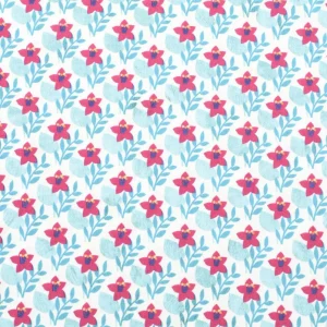 Tejido Popelín Flores Nº32