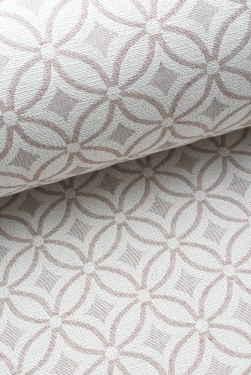 Tejido Jacquard Circular Rosa - Imagen 3