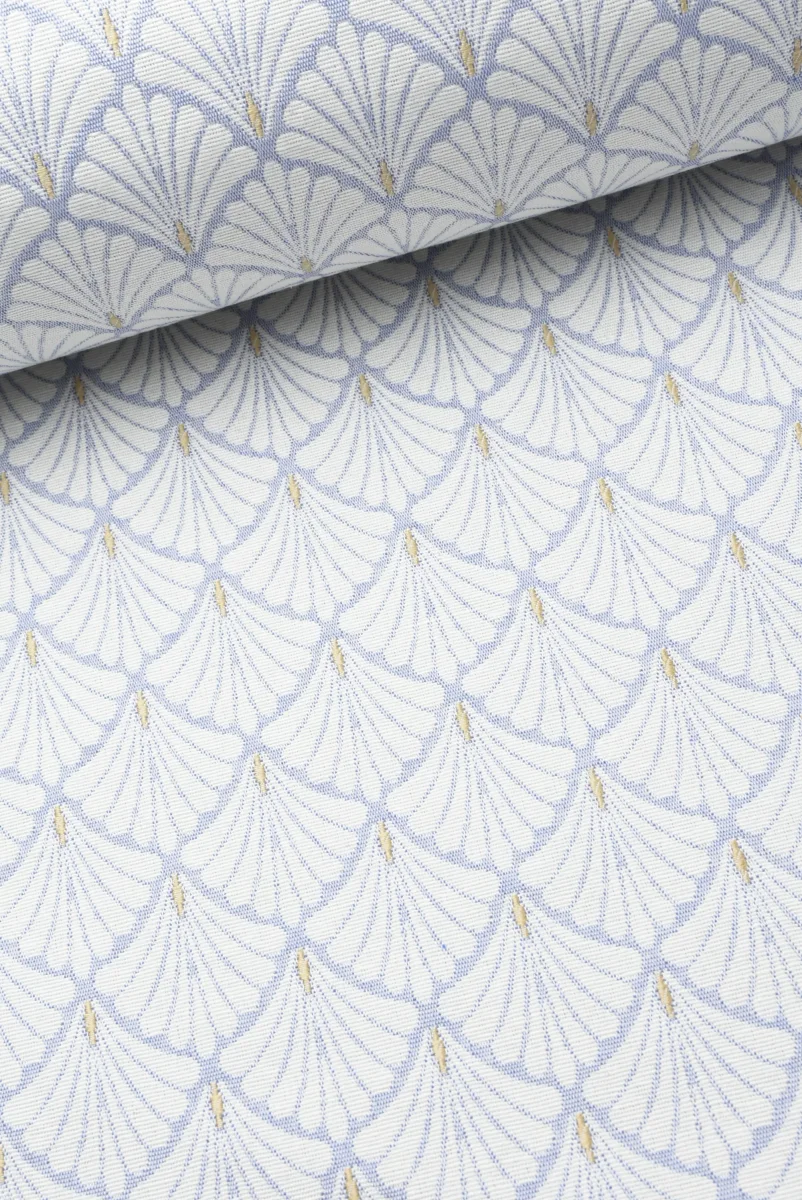 Tejido Jacquard Concha Celeste - Imagen 3
