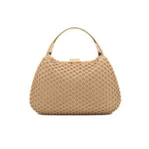 Bolso Cadace Tostado Rejilla