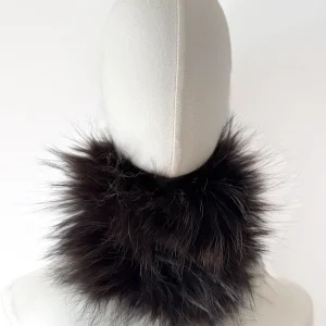 Cuello de piel natural de zorro – Elegancia y lujo para tus looks de invierno