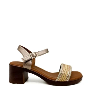 Sandalias Tacón Medio Ancho Referencia x2324