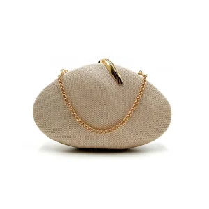 Clutch Oval Nude Lux