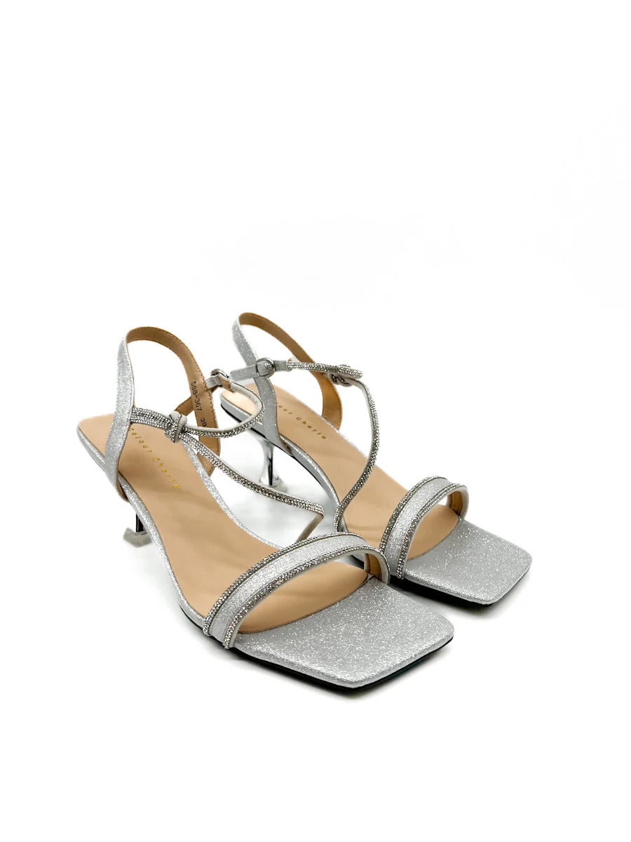 Sandalias Fiesta Tiras Cruzadas Strass Referencia 588367 - Imagen 6