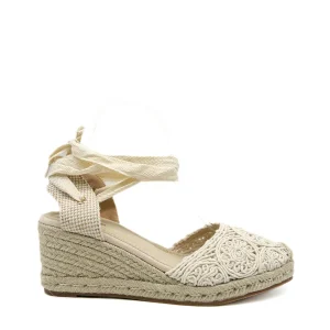 Alpargatas Cuña Crochet Referencia NK036