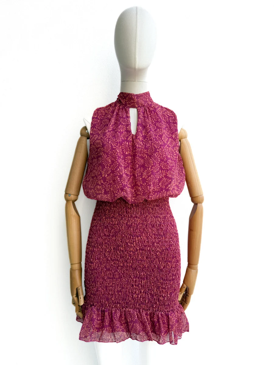 Vestido corto frunces - Imagen 6