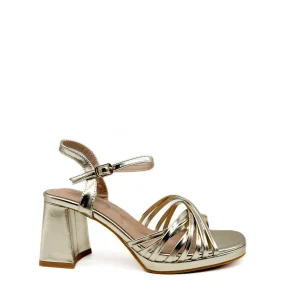 Elegantes Sandalias de Plataforma Tiras Cruzadas
