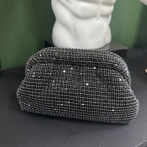 Bolso De Mano Cristal Black