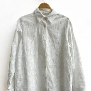 Camisa Blanca Bordada