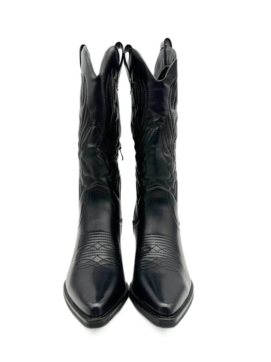 Bota Cowboy Negra Referencia CL131 - Imagen 7