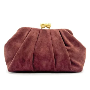Bolso de Mano Bolas Marrón