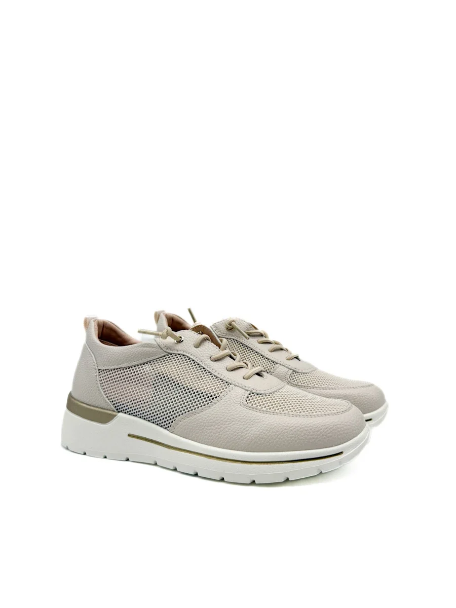 Zapatillas Urbana de Piel Sintética y Malla con Cierre Elástico - Imagen 3