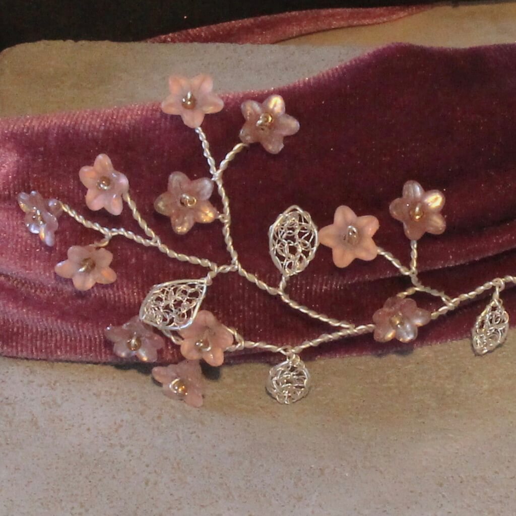 DIADEMA TERCIOPELO MALVA - Imagen 3