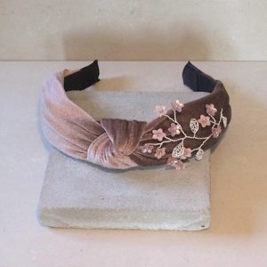 DIADEMA TERCIOPELO NUDE