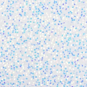 Tejido Lentejuela Terciopelo Blanco