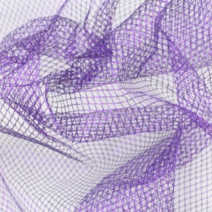 Tejido Rejilla Morada Brillo
