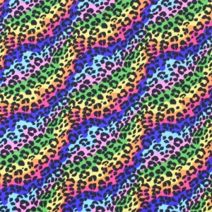 Tejido Leopardo Multicolor