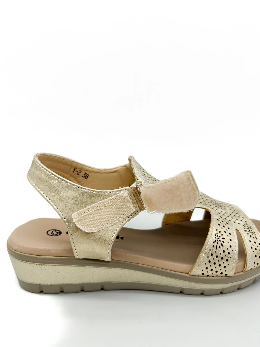 Sandalias Cuña Baja Mujer Y2 - Imagen 8