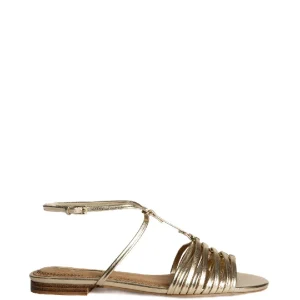 Sandalia Metalizado Plana Corina M5445
