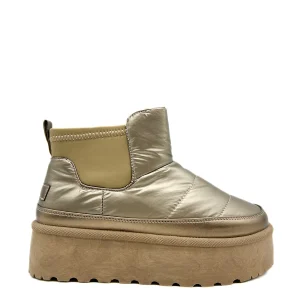 Botines Acolchados Plataforma Plana B621