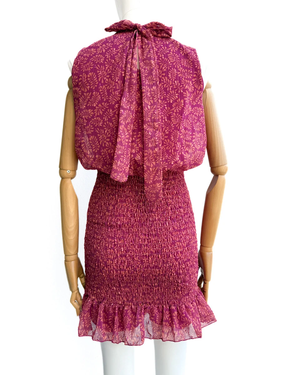 Vestido corto frunces - Imagen 8