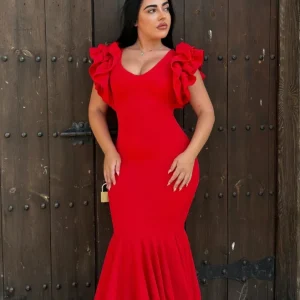 Traje rojo andaluz