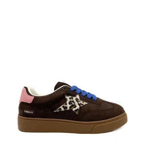 Zapatilla Estrella con Estampado de Leopardo